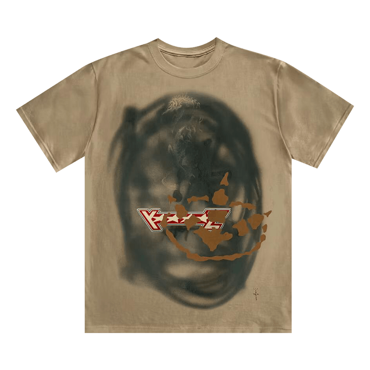 Cactus Jack by Travis Scott Sprayed Shorts-Sleeve T-Shirt Multicolor