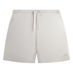 Kith For Olympics Heritage Washed Satin Cedar Shorts Sandrift