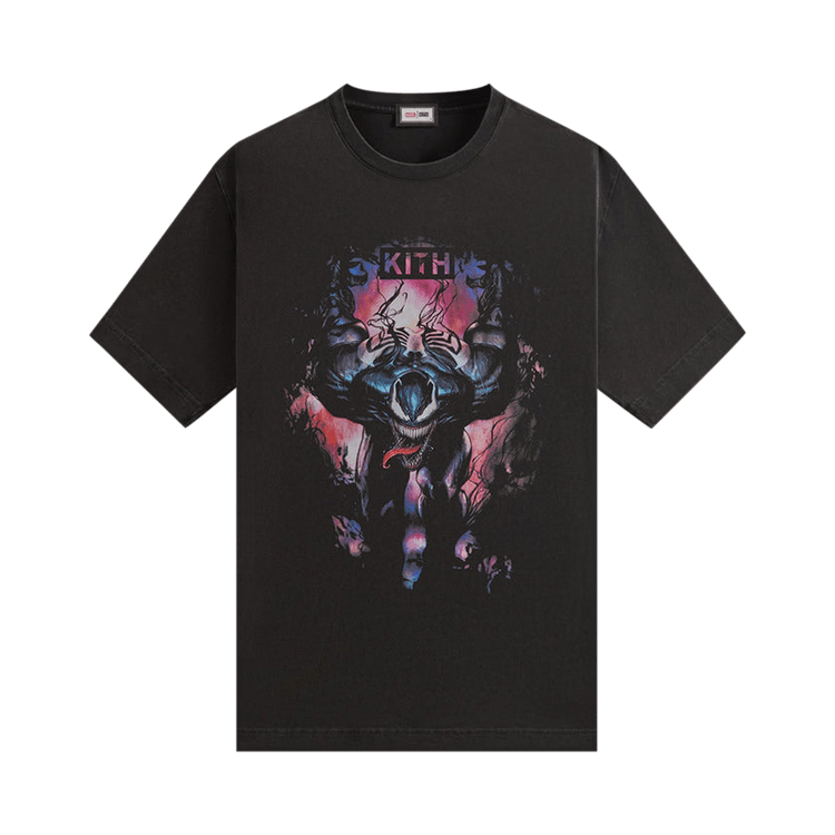 Kith x Marvel Symbiote Vintage T-Shirt Black