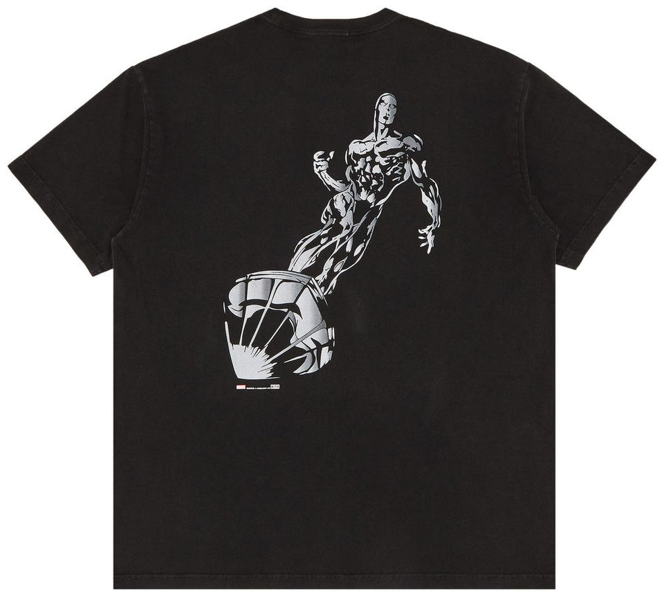 Kith x Marvel Silver Surfer Vintage T-Shirt Black