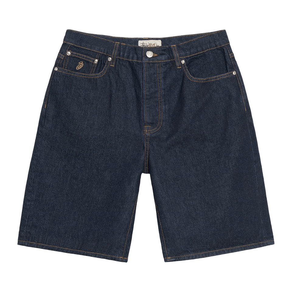 Stussy Big Ol' Denim Shorts Rinsed Indigo