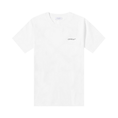 Off-White Scratch Arrows Slim Shorts-Sleeve T-Shirt White/Black