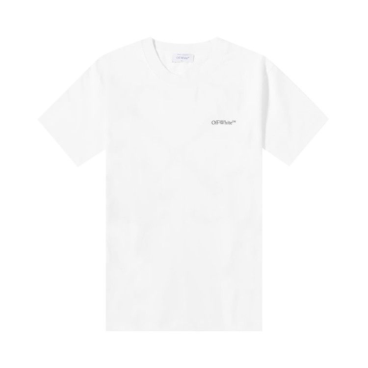 Off-White Scratch Arrows Slim Shorts-Sleeve T-Shirt White/Black