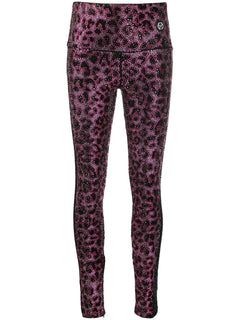 Pink Paradise crystal-embellished leggings