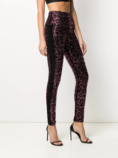 Pink Paradise crystal-embellished leggings
