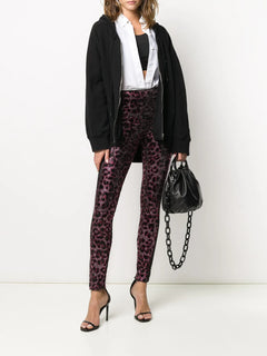 Pink Paradise crystal-embellished leggings