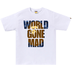 BAPE Color Camo WGM Ape Head Overlap T-Shirt White
