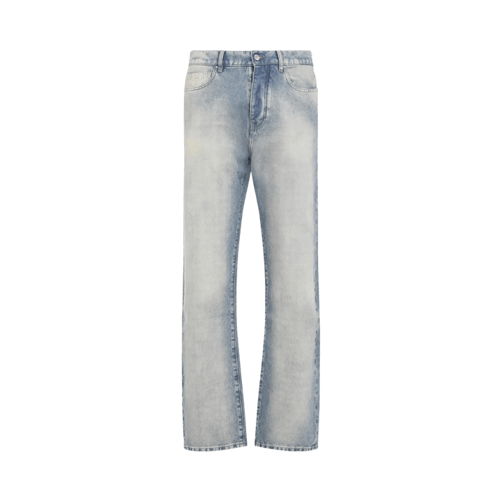 Amiri Quad Cuff Straight Jean Antique Indigo