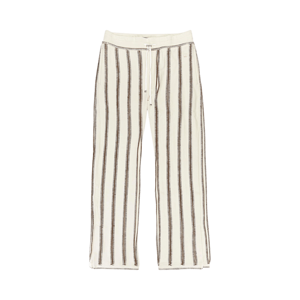 Amiri Stitch Flare Track Pants Alabaster