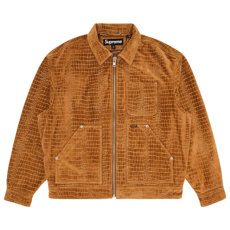Supreme Suede Work Jacket Croc