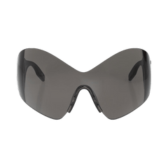 Balenciaga Mask Butterfly Logo Sunglasses Black
