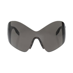 Balenciaga Mask Butterfly Logo Sunglasses Black