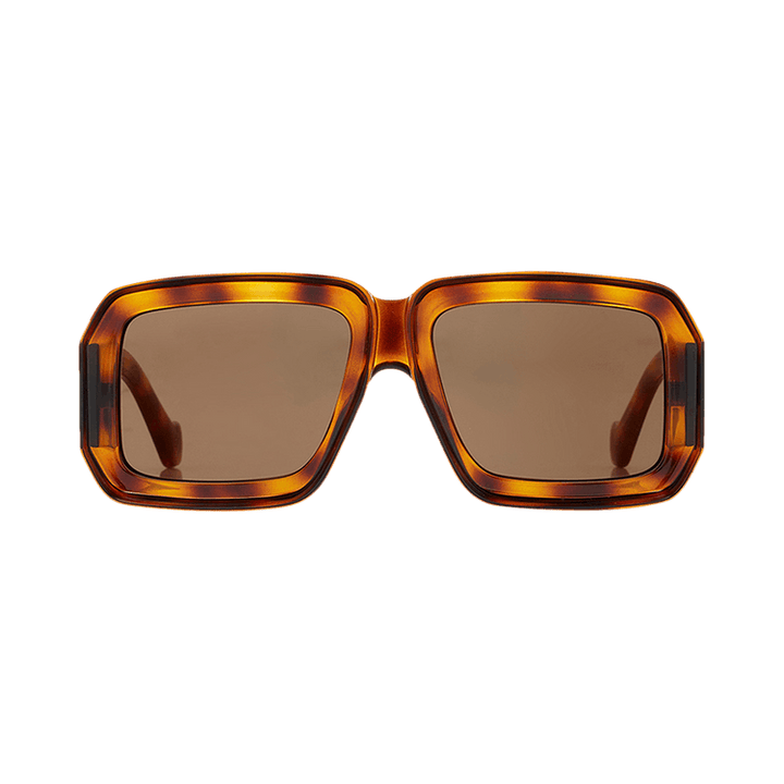 Loewe x Paula's Ibiza Mask Sunglasses Dark Havana/Brown