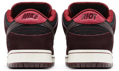 RIOT Skateshop x Dunk Low Pro SB QS Mahogany Dark Beetroot