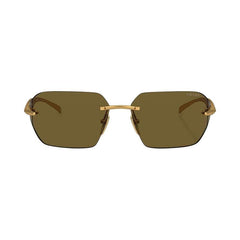 Prada Rimless Sunglasses Gold