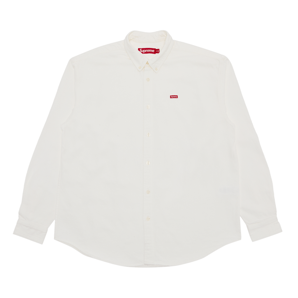 Supreme Small Box Shirt White Denim