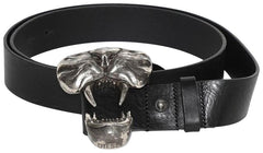 Diesel B-Ite Leather Belt Black