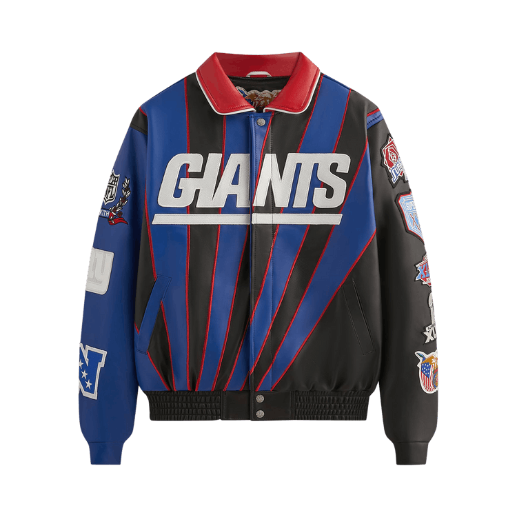 Kith & Jeff Hamilton for the NFL: Giants Leather Varsity Jacket Giants