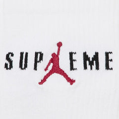 Supreme x Jordan Crew Socks (2 Pack) White
