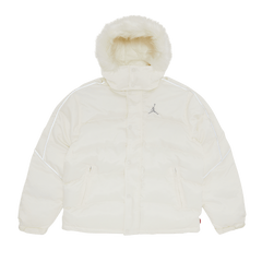 Supreme x Jordan Puffer Jacket White