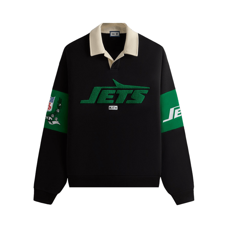 Kith & '47 for the NFL: Jets Nelson Collared Pullover Black