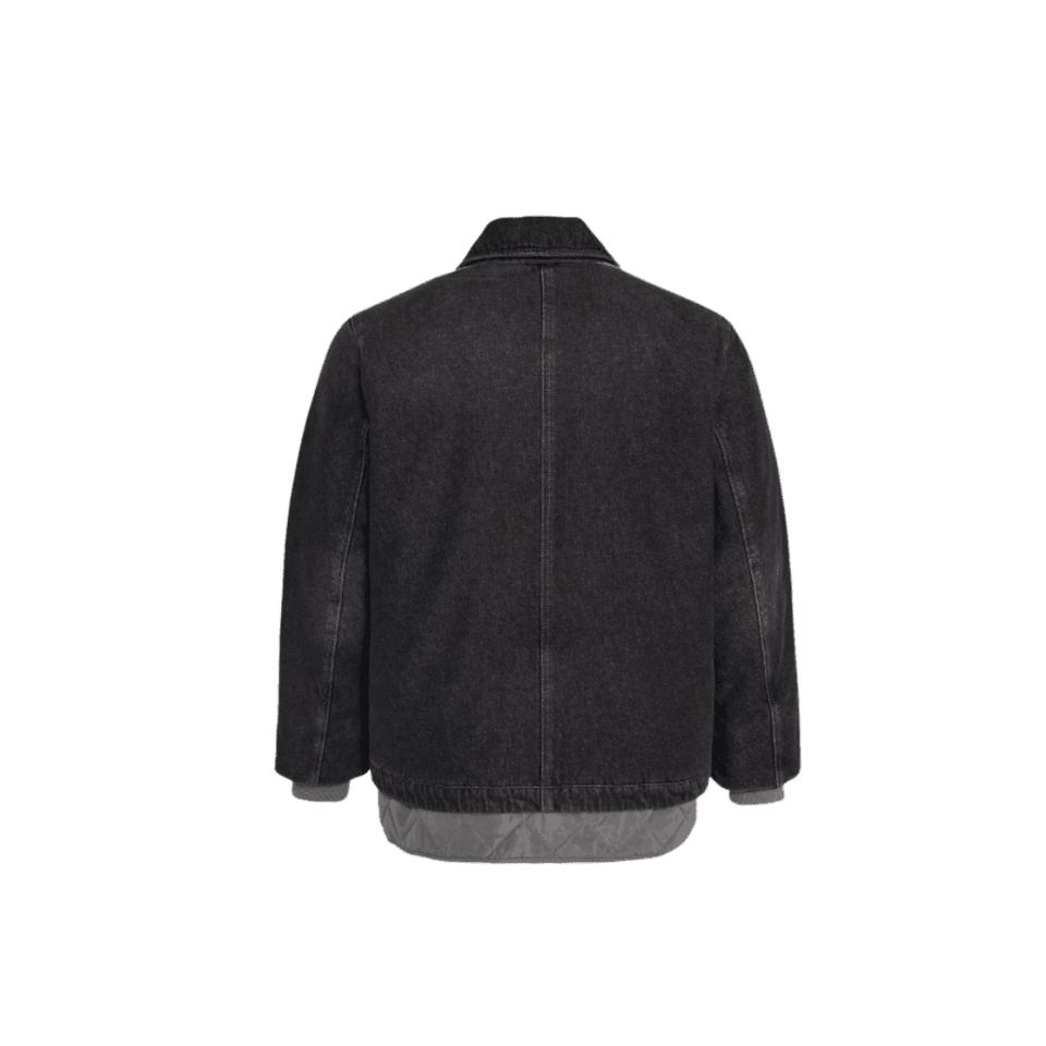 adidas CTT Oversized Chinese Track Top 3.0 Jacket Medium Black Denim