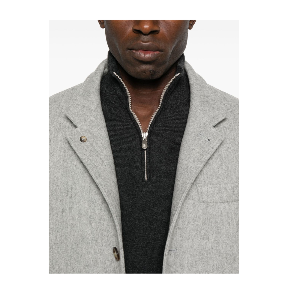 Cashmere High-Neck Sweater