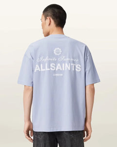 ALL SAINTS Soleil SS Crew (shore-blue)