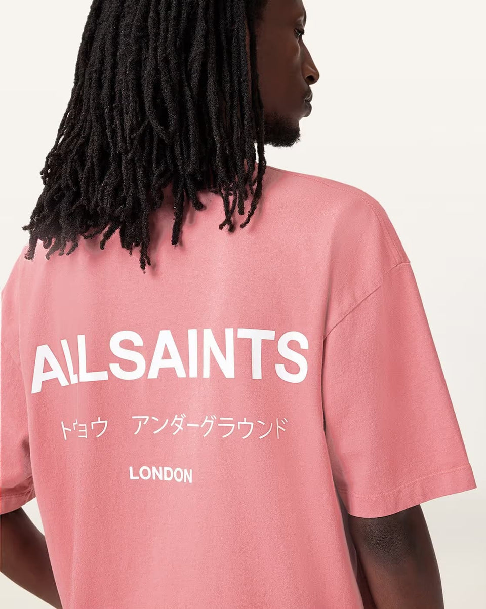 Underground Oversized Crew-Neck T-Shirt (amara-pink)