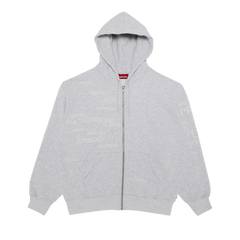 Supreme Special Zip Up Hoodie Ash Grey