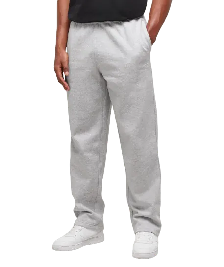 Gymshark Crest Straight Leg Joggers Light Grey Marl