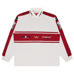 Supreme Chest Stripe Rugby Stone