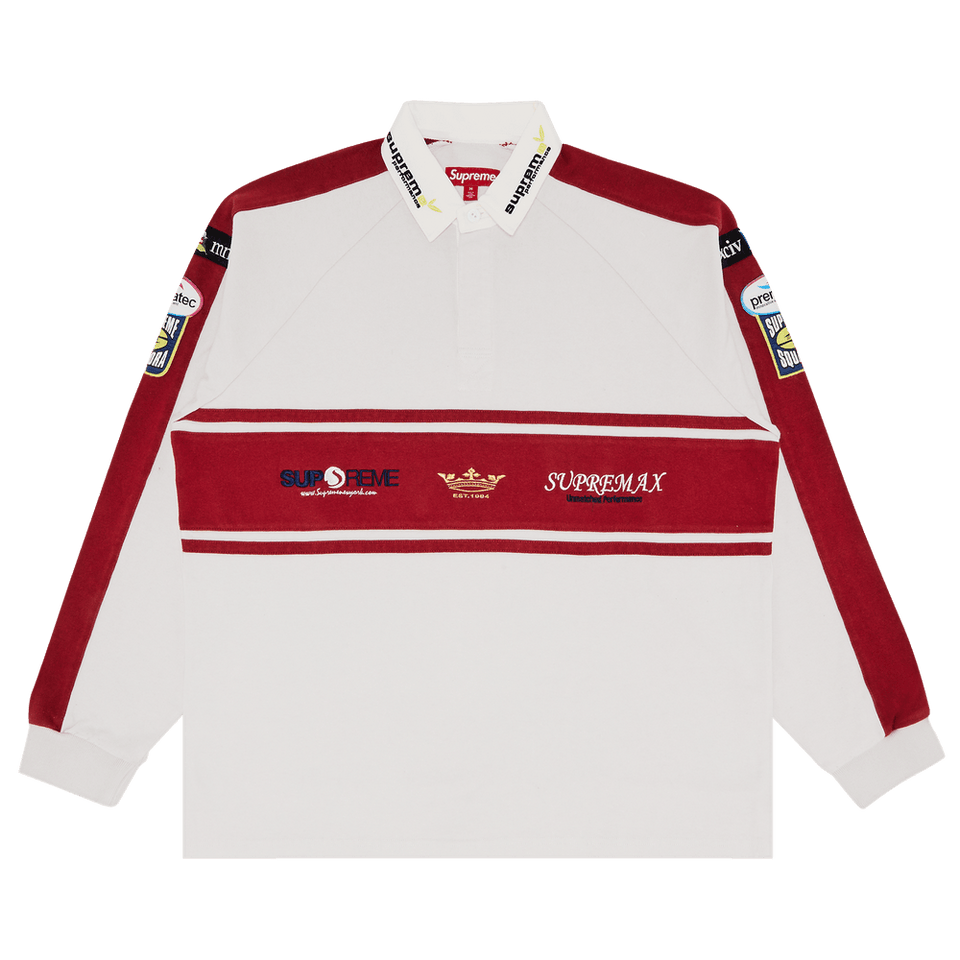 Supreme Chest Stripe Rugby Stone