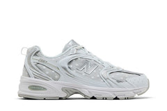 New Balance 530 White Silver Metallic Polka Dots