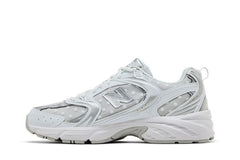 New Balance 530 White Silver Metallic Polka Dots