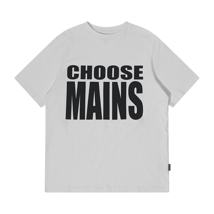 MAINS Choose Mains T-Shirt White