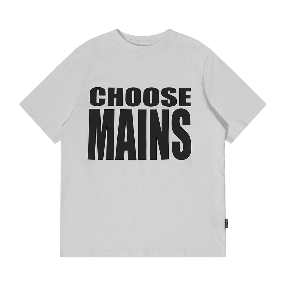 MAINS Choose Mains T-Shirt White