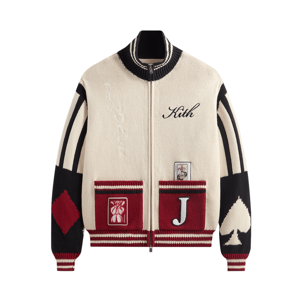 Kith x Batman Joker Wyona Full Zip Sweater Sandrift