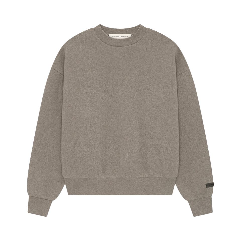 Fear of God Essentials Classic Fit Fleece Crewneck Homestead Heather