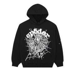 Sp5der OG Web Hoodie Black
