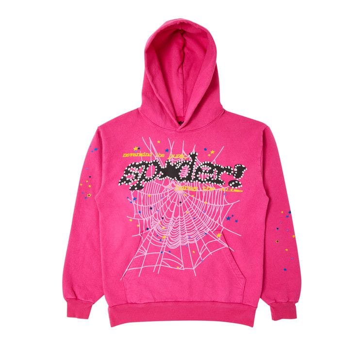 Sp5der P*nk V2 Hoodie Pink