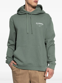 AllSaints Underground Oth Hoodie in Groen