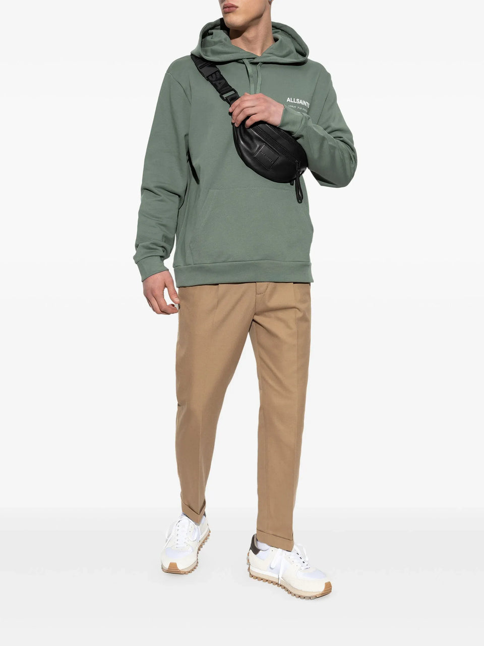 AllSaints Underground Oth Hoodie in Groen