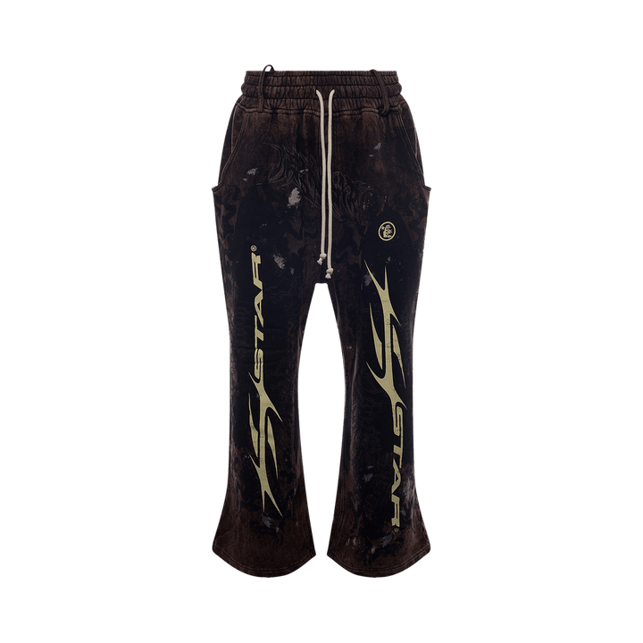 Hellstar Graffiti Sweatpants Brown