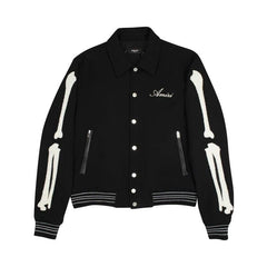 Amiri Bones Varsity Jacket Black