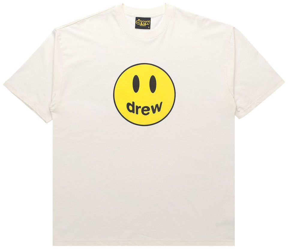 Drew House Mascot Shorts-Sleeve T-Shirt Off White