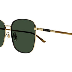 Gucci Aviator Sunglasses Gold/Havana/Green