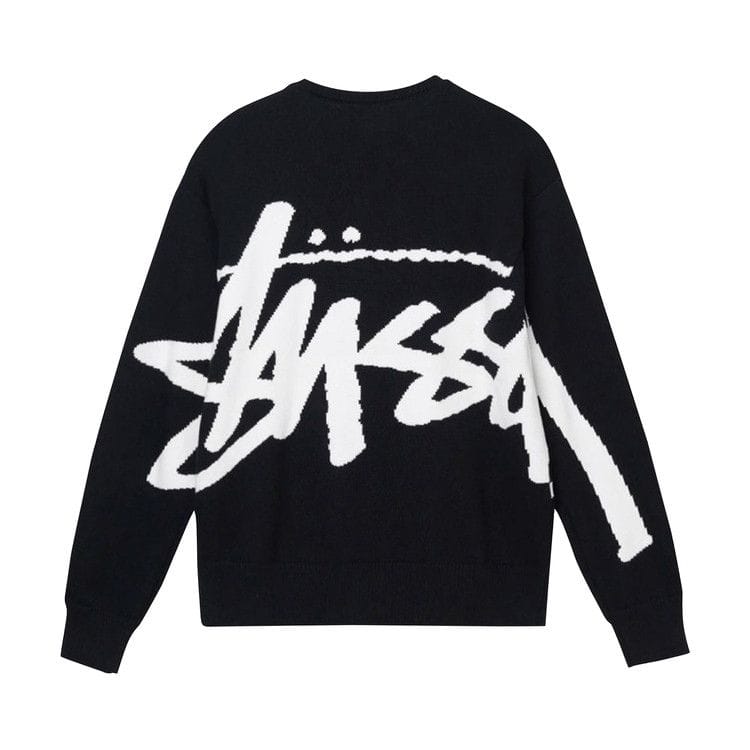 Stussy Stock Sweater Black