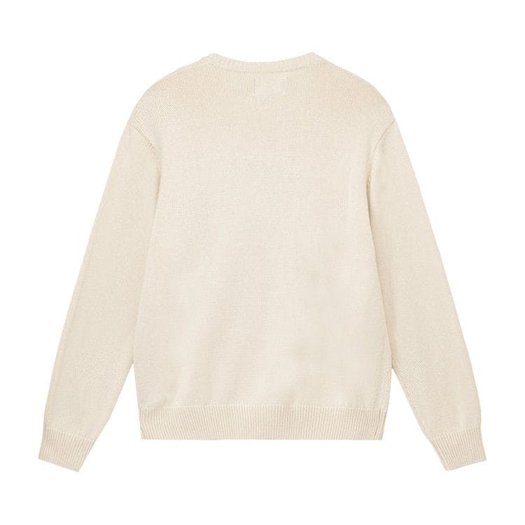 Stussy Curly S Sweater Natural