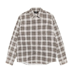 Stussy Dax Printed Shirt Brown